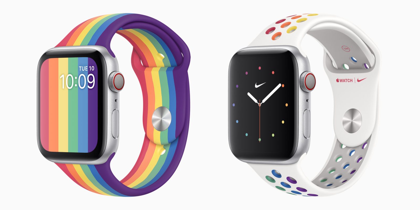 Apple выпустила новые радужные ремешки для Apple Watch