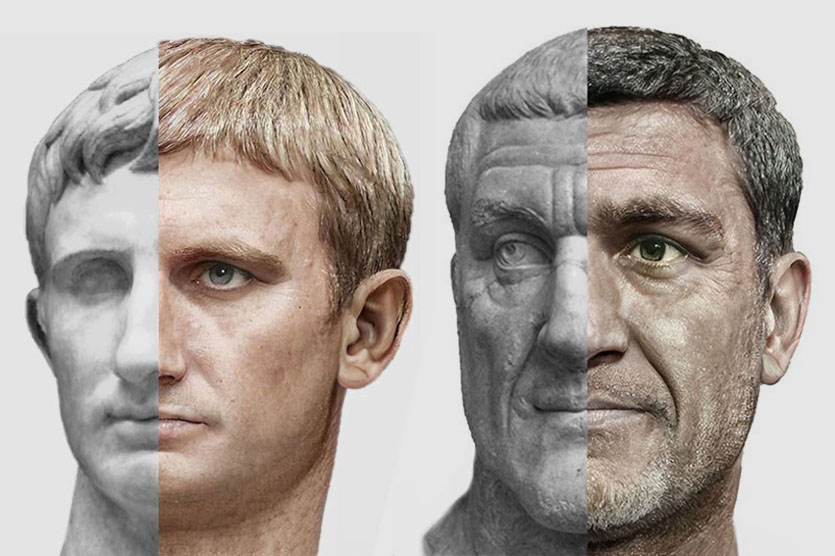 Как дизайнер с помощью нейросети и фотошопа воскресил императоров Древнего Рима