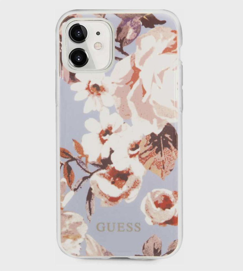 2. Стильный чехол Guess Flower для iPhone 11