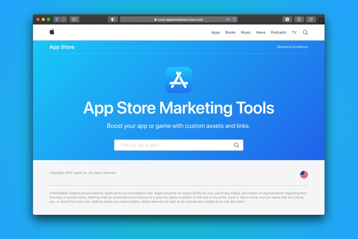 Apple запустила сайт с маркетинговыми инструментами App Store. Можно быстро скачать иконку приложения и создать QR-код