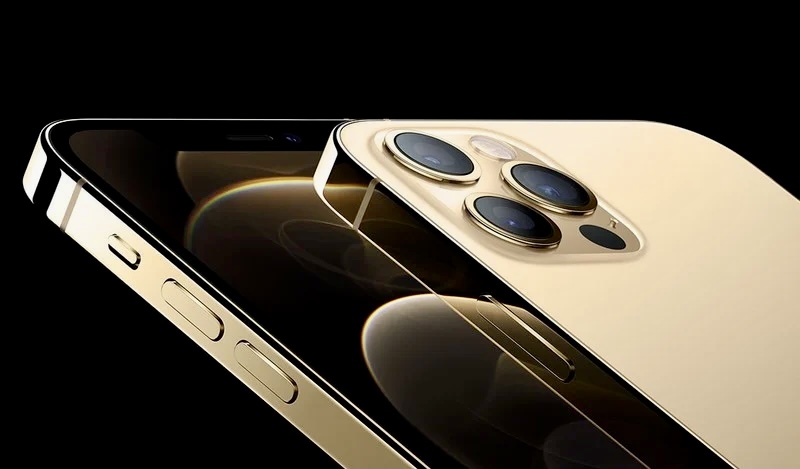 Рамки золотого iPhone 12 Pro лучше защищены от отпечатков пальцев