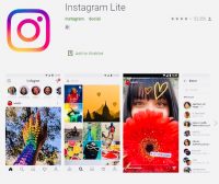 Появилась лёгкая версия Инстаграма, Instagram Lite. Весит всего 2 мегабайта