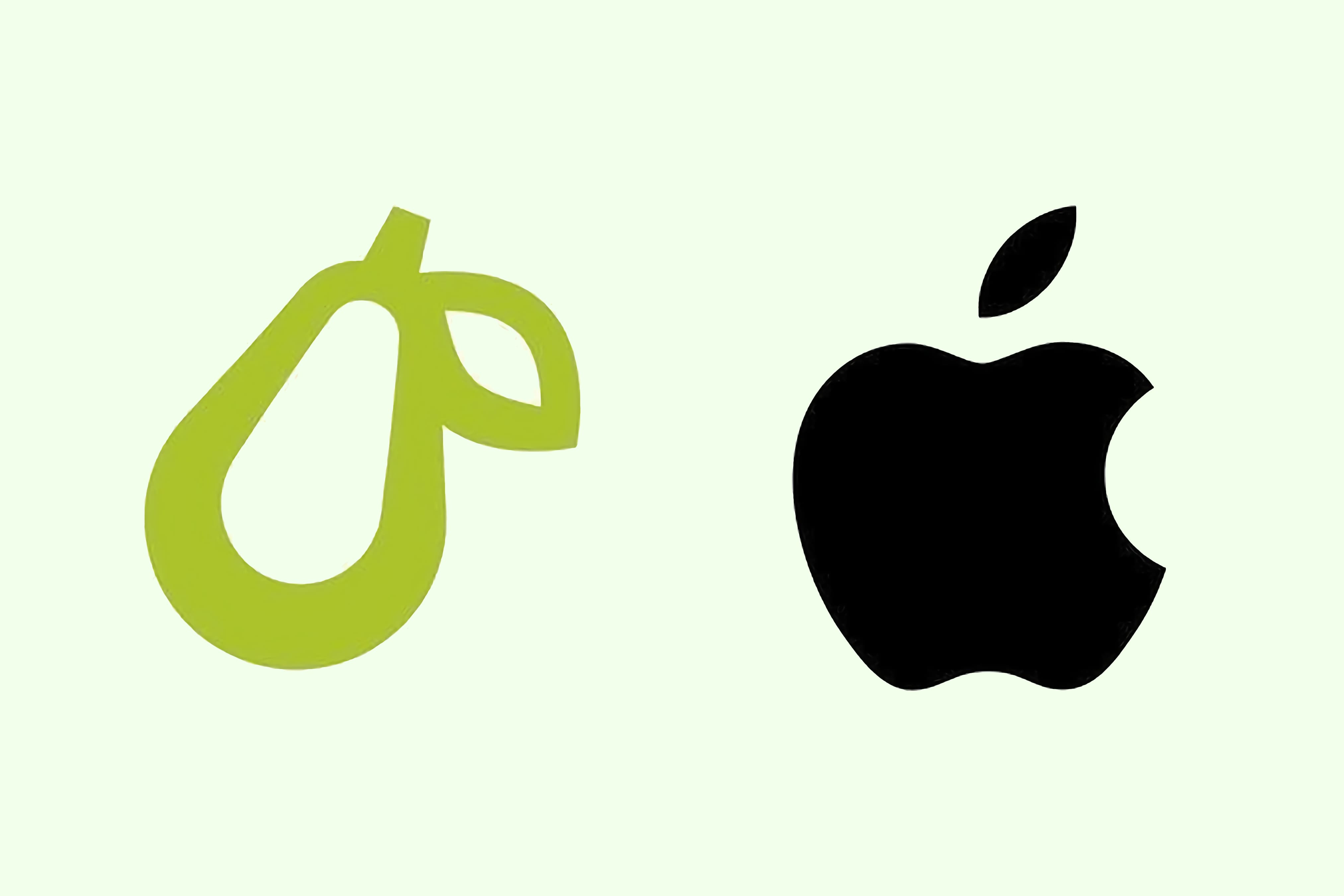 Apple и Prepear договорились об использовании логотипа груши, похожей на яблоко