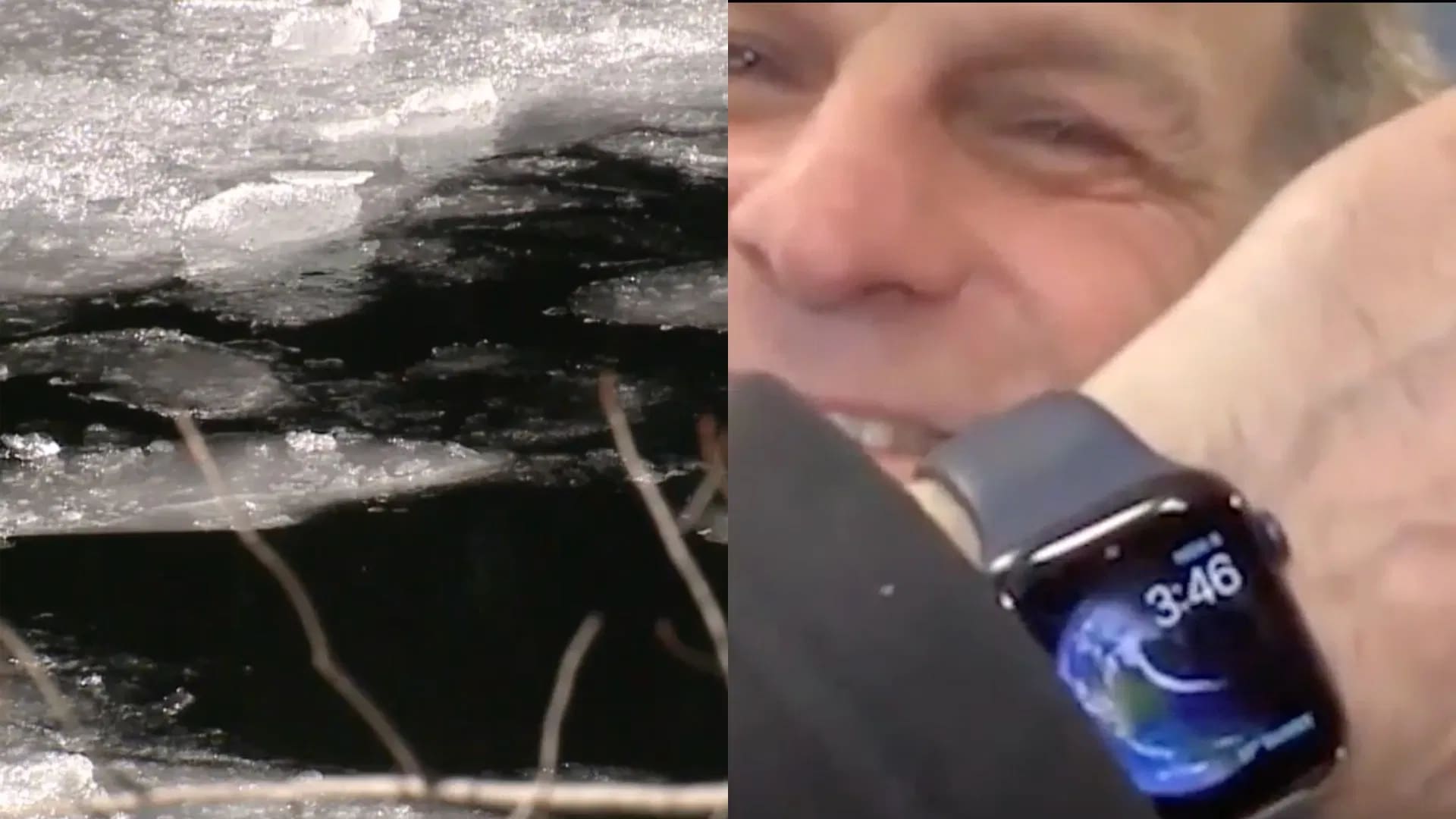 Apple Watch помогли спасти мужчину, который провалился под лёд