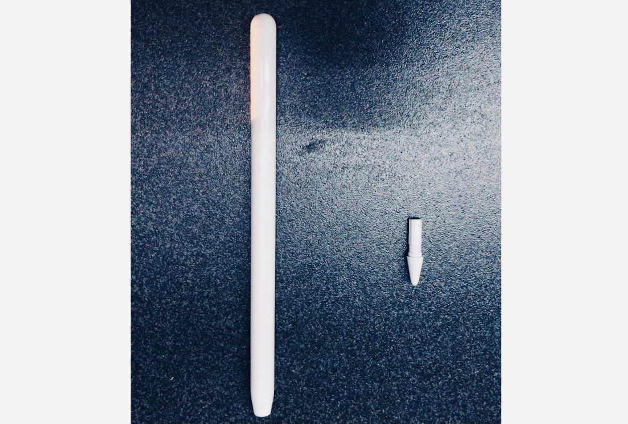 Новый глянцевый Apple Pencil показали на фото