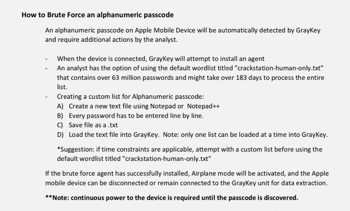 В сети появилась инструкция от GrayKey. Теперь ясно, как работает секретное устройство для взлома iPhone