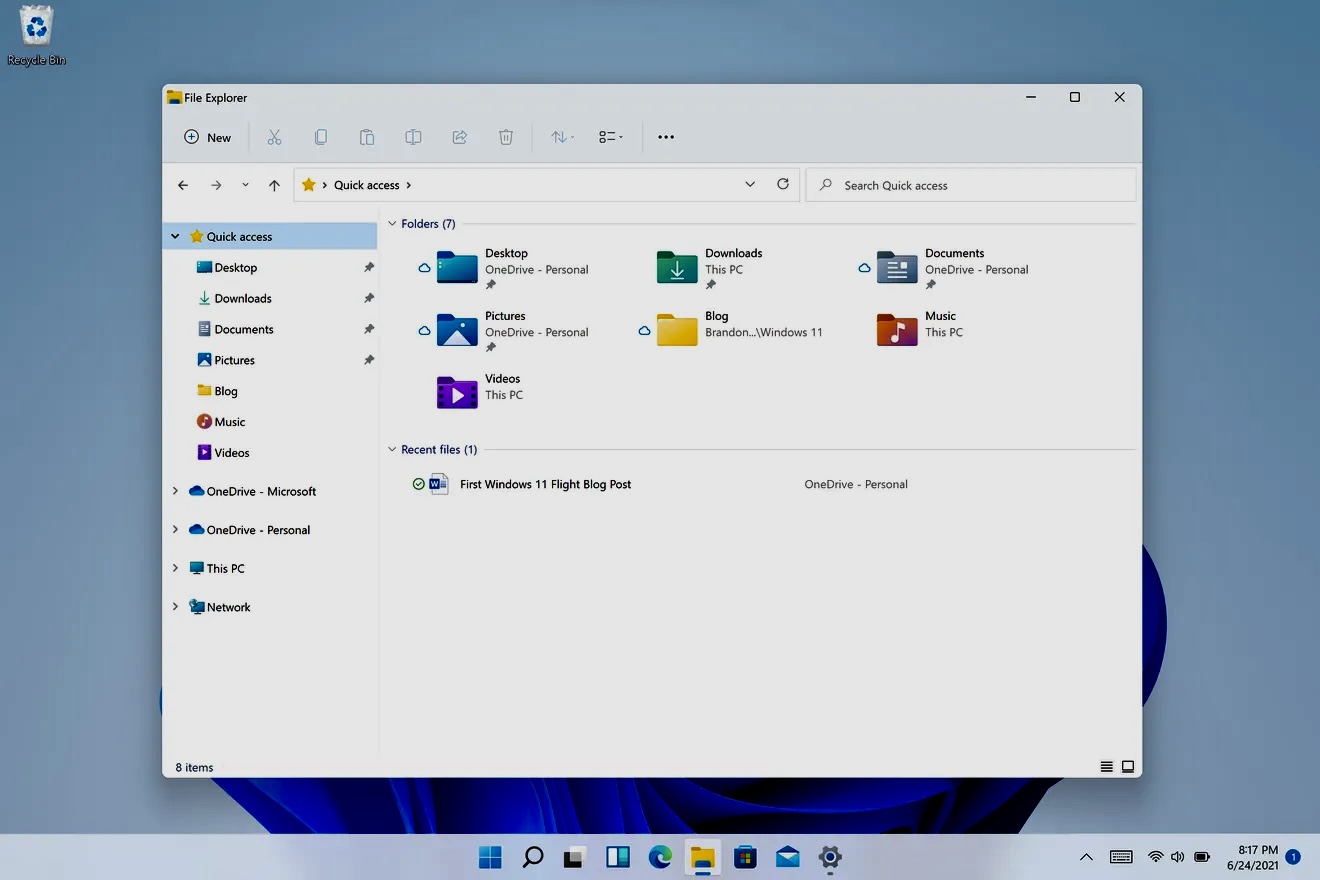 Microsoft выпустила первую бета-версию Windows 11