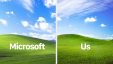 Трое друзей воссоздали легендарные обои Windows XP спустя 25 лет