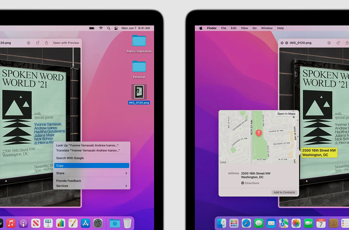 Apple передумала и разрешила Mac на Intel распознавать текст в macOS Monterey
