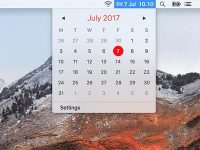 Как добавить удобный календарь в строке меню macOS