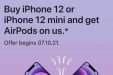 Apple подарит AirPods покупателям iPhone 12 и 12 mini (но в Индии)