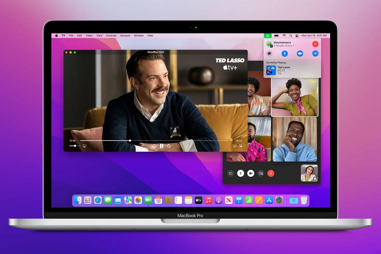Apple добавила SharePlay в macOS Monterey 12.1