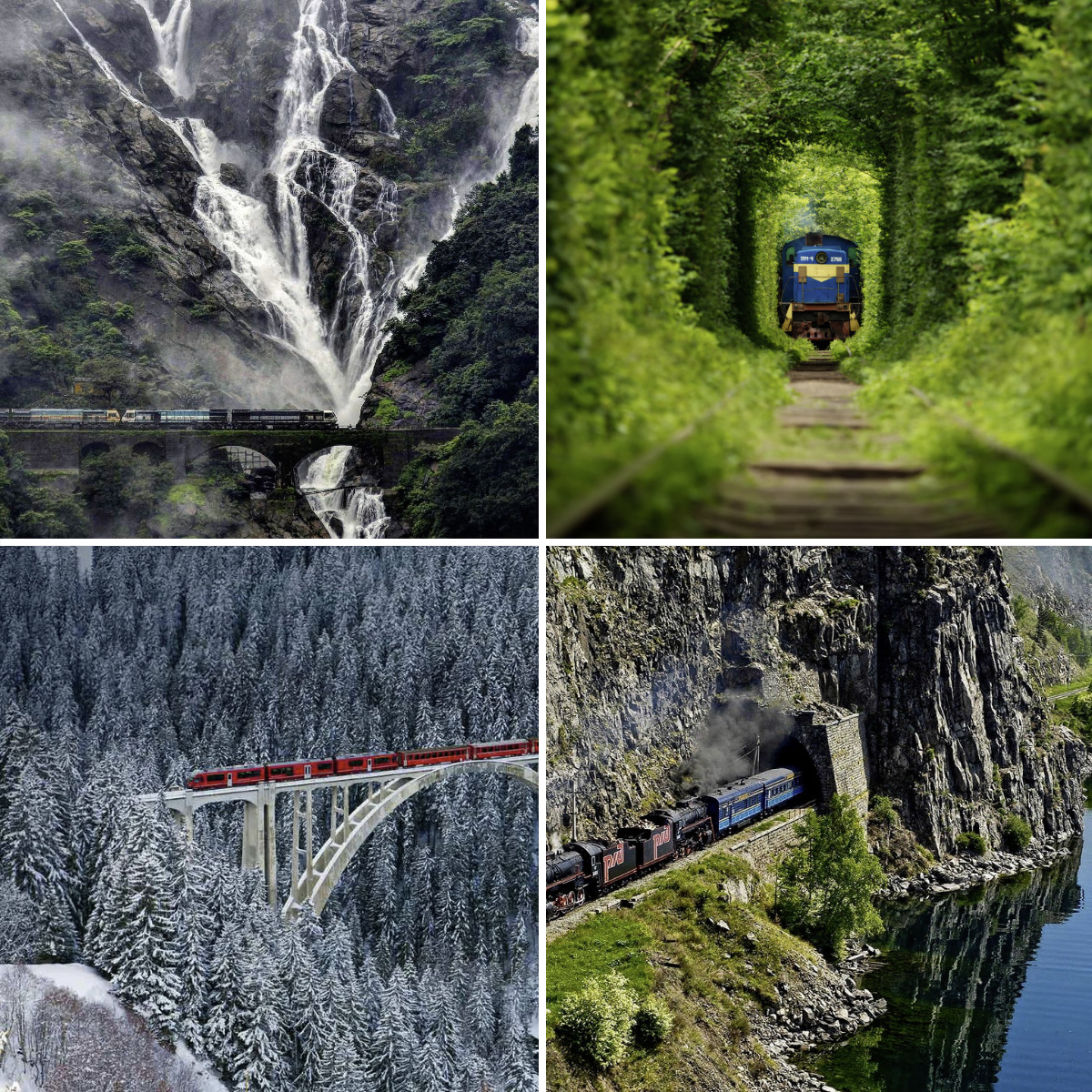 10 самых красивых железных дорог мира. Путь вокруг Байкала уступил только Швейцарии