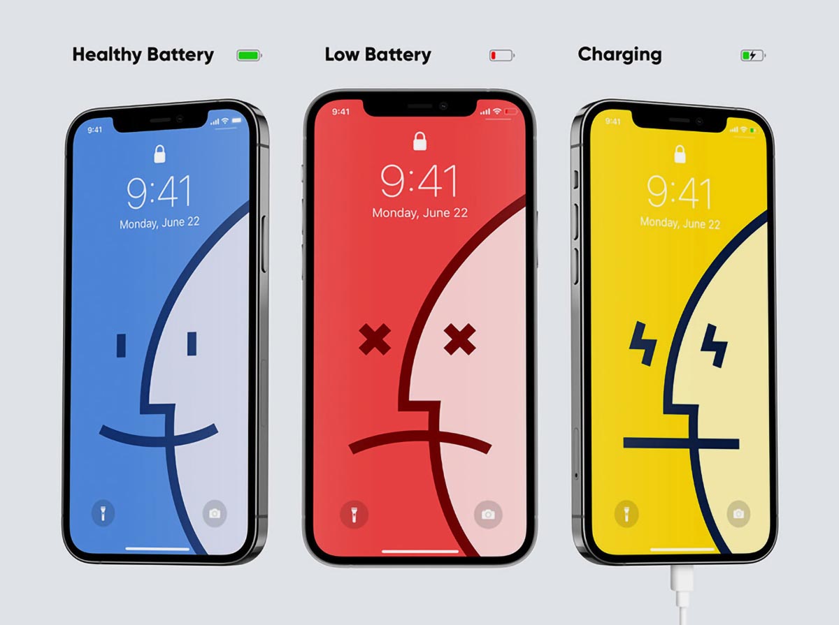 Как менять обои iPhone в зависимости от уровня заряда батареи