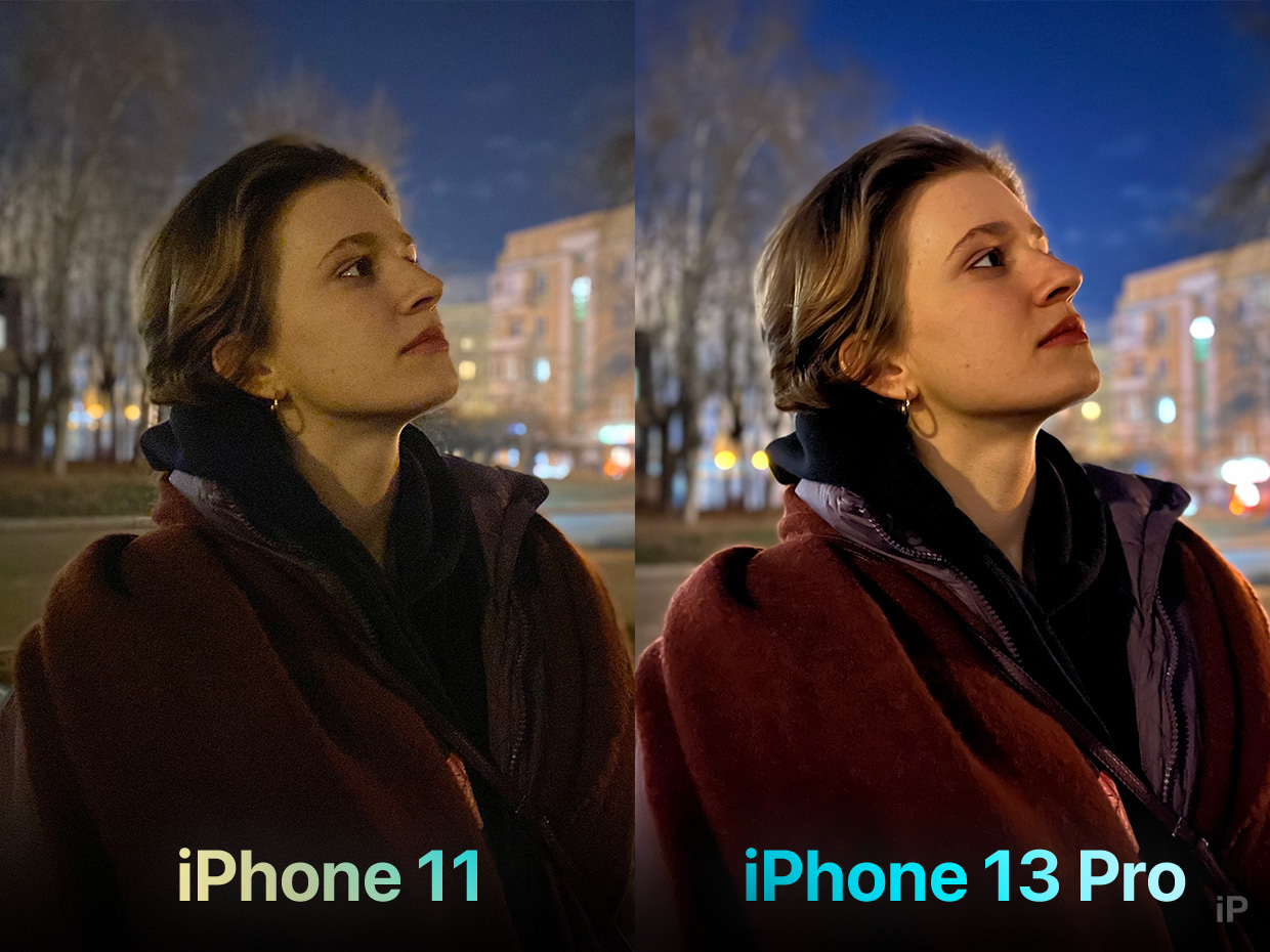 Iphone 13 Pro ночная съемка