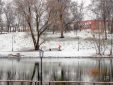 В Москве первый снег. Снял на телефото iPhone 13 Pro с приближением в 3 раза, результат порадовал