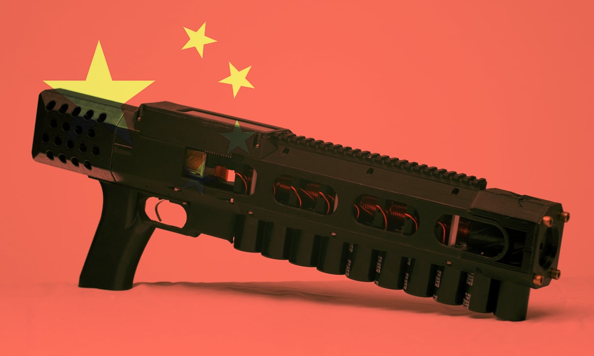 Китайские ученые с помощью искусственного интеллекта создали пистолет Гаусса. Он самый мощный в мире