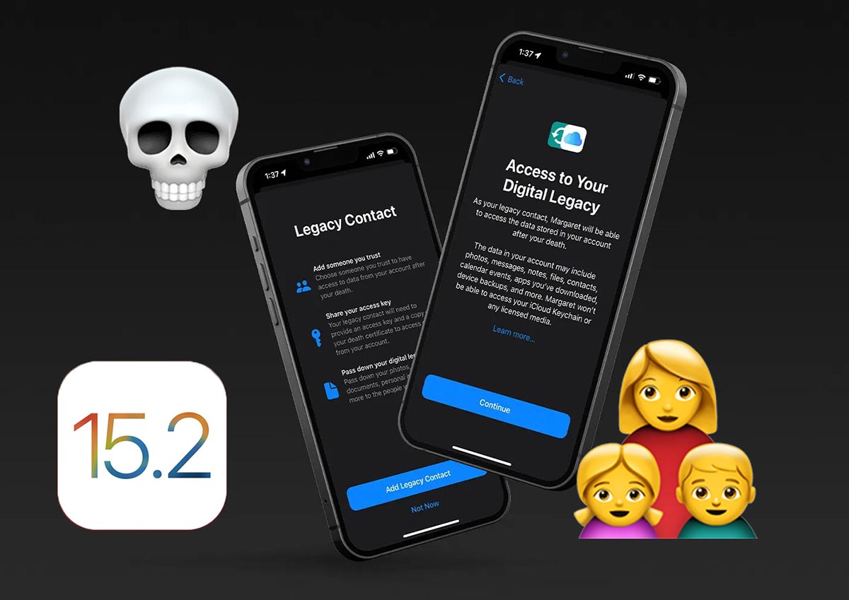 Как в iOS 15.2 работает функция Цифровой наследник. Ваши данные передадут другому человеку после смерти