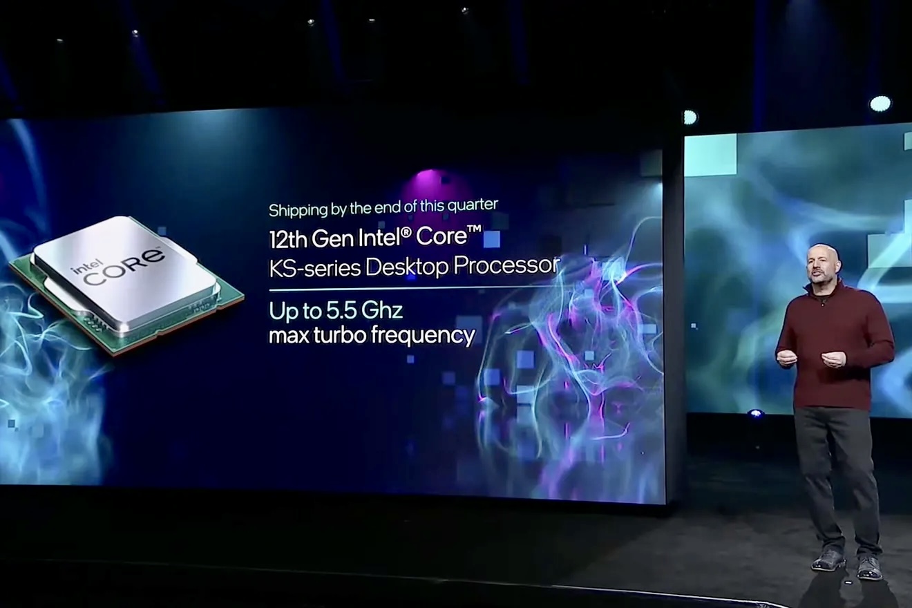 Intel показала самый быстрый процессор Intel Core 12 поколения. Он разгоняется до 5.5 ГГц