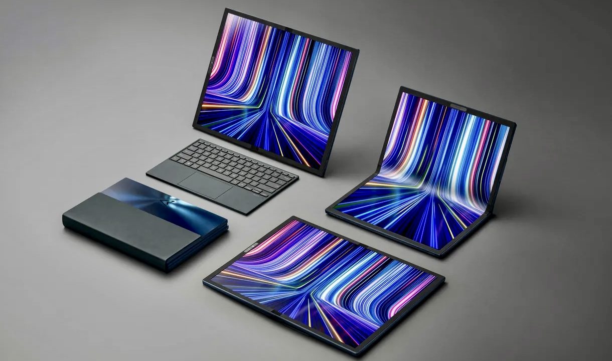 ASUS показала 17-дюймовый ноутбук и планшет, 2-в-1 с гибким экраном