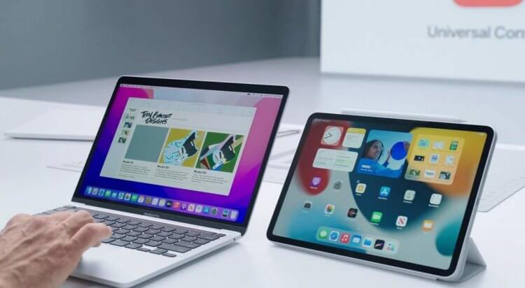 В iPadOS 15.4 и macOS 12.3 появился Universal Control. Наконец-то!