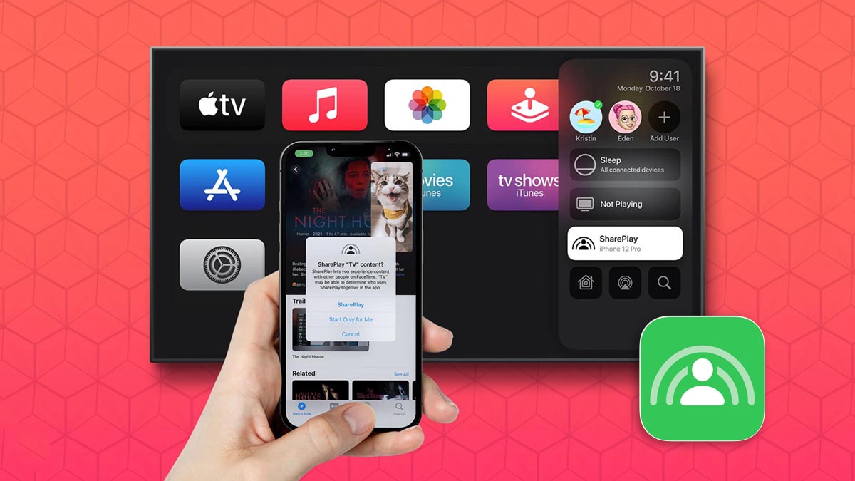 Как использовать функцию SharePlay на Apple TV. Смотрим фильмы и сериалы вместе с друзьями