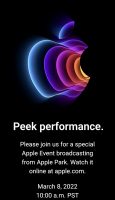 Apple приглашает на презентацию 8 марта