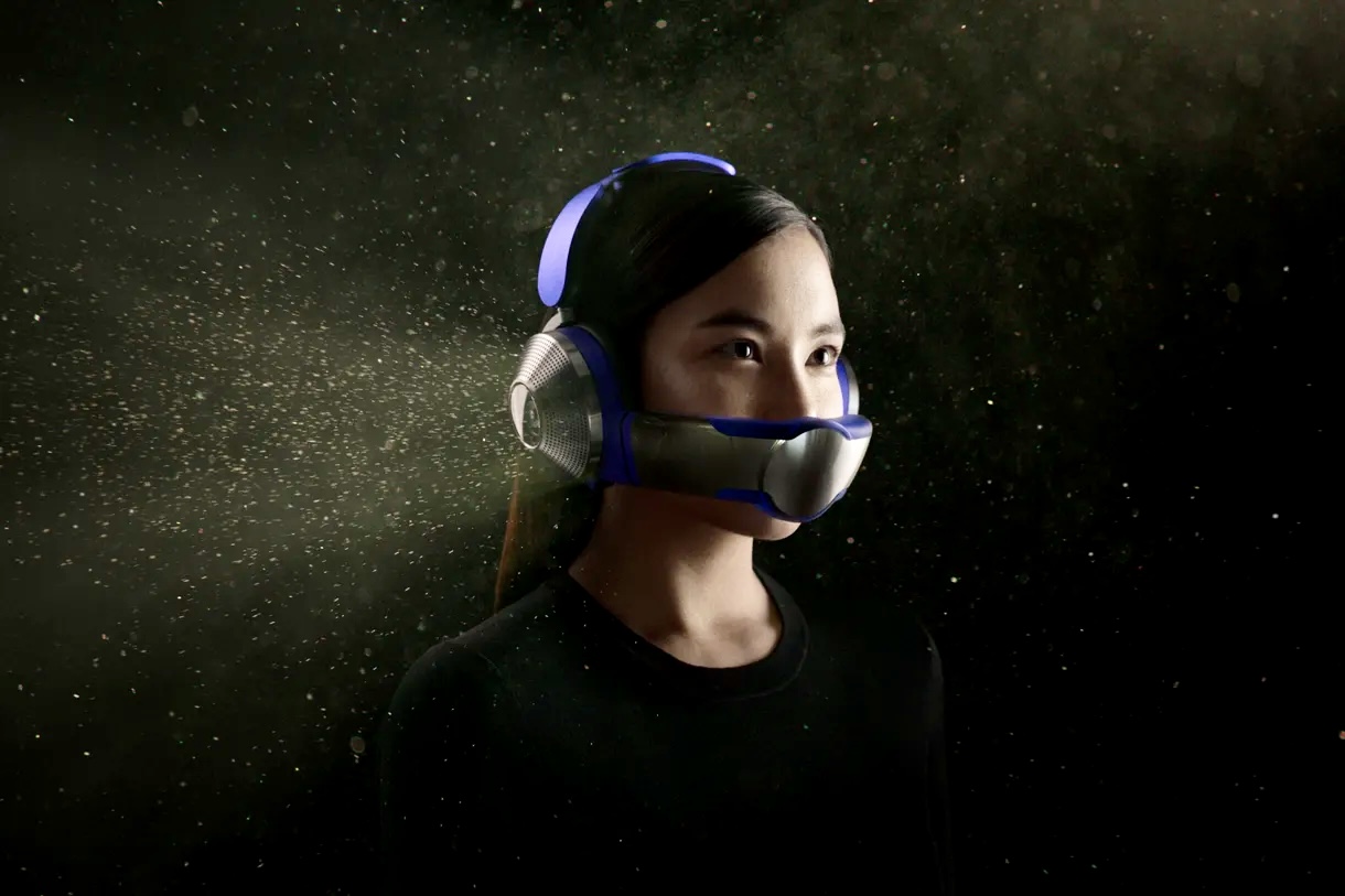 Dyson представила странные наушники Zone со встроенной маской, которая очищает воздух