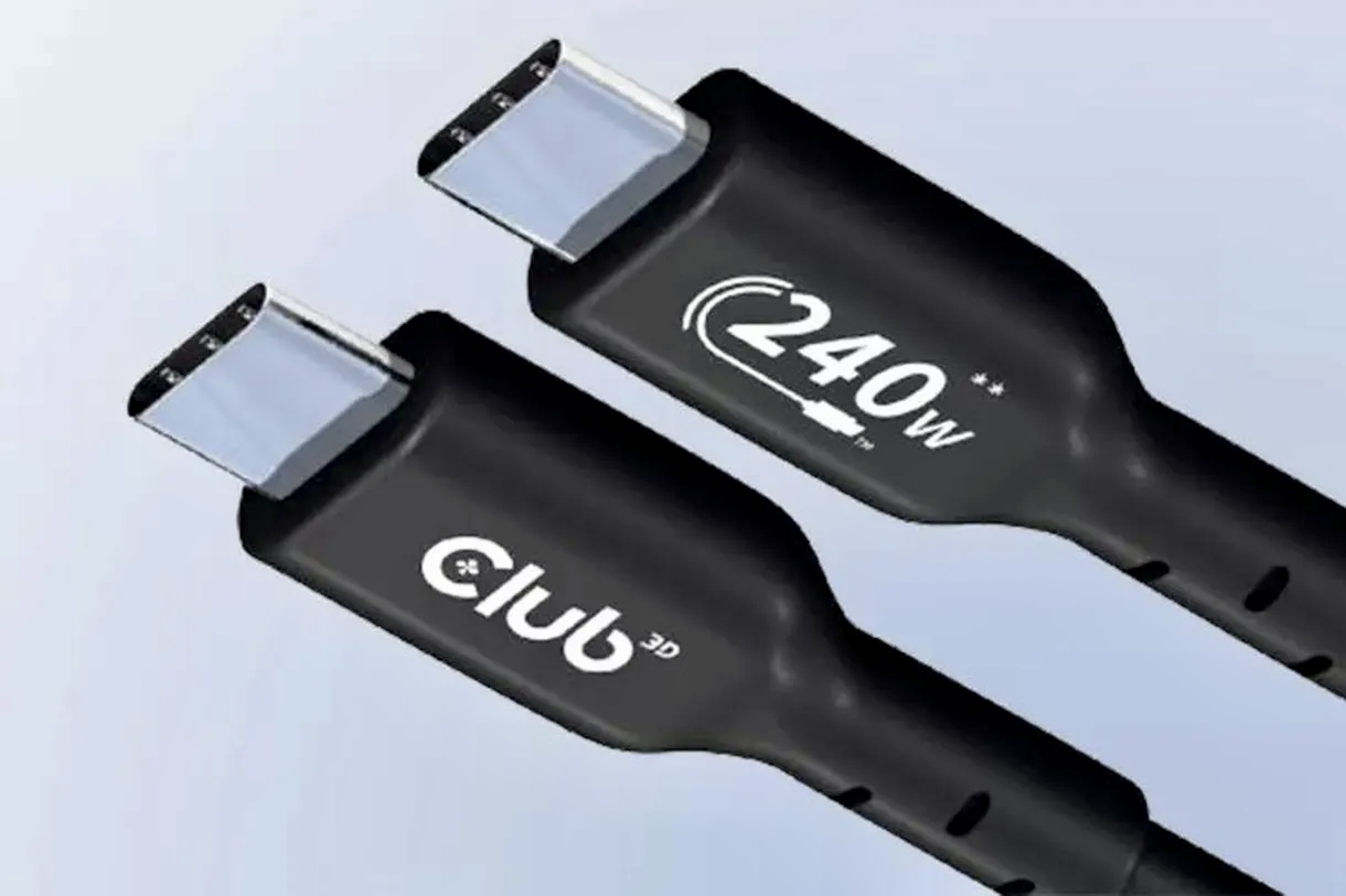 Представлены первые кабели USB-C с поддержкой 240 Ватт. Они в 2,4 раза мощнее существующих