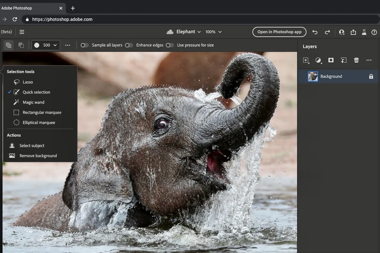 Adobe хочет выпустить бесплатную версию Photoshop. Она будет работать в браузере