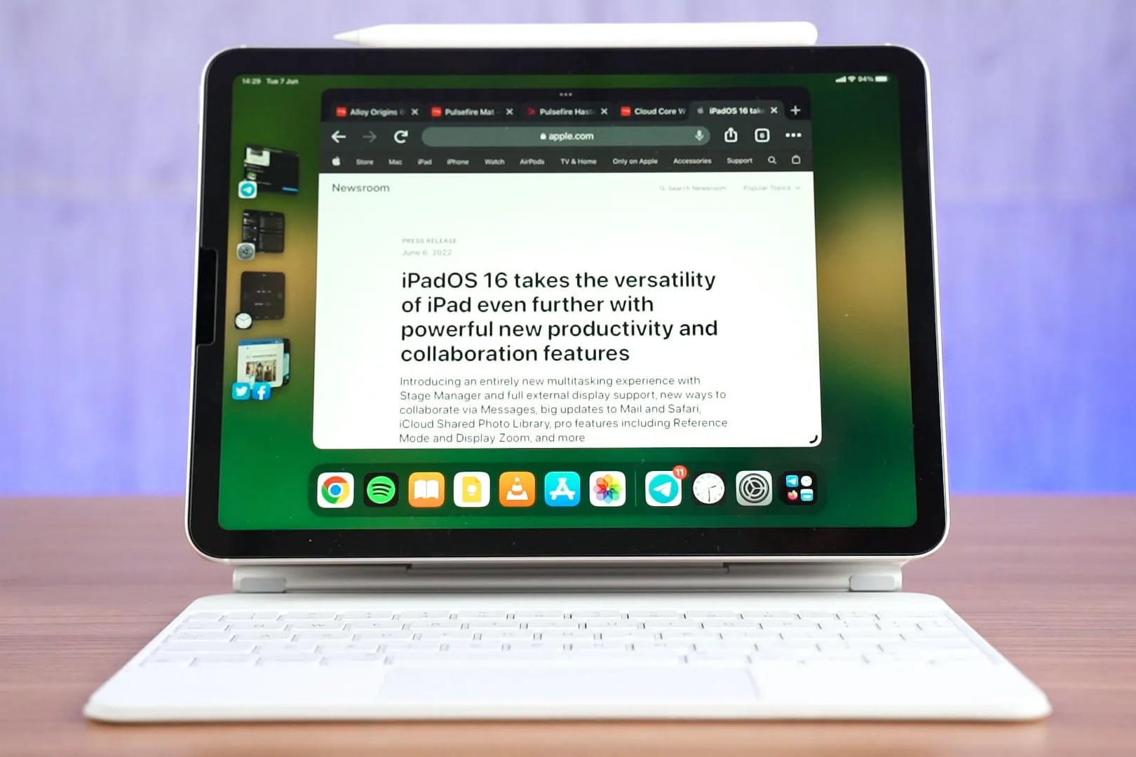 Крейг Федериги и Apple уже третий раз подряд оправдываются, почему функция Stage Manager выйдет только для iPad с M1