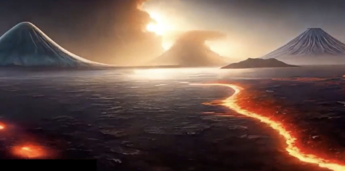 Нейросеть изобразила эволюцию человечества от первых клеток до киберпанка будущего