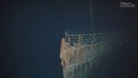 Затонувший Титаник впервые сняли на видео в разрешении 8K