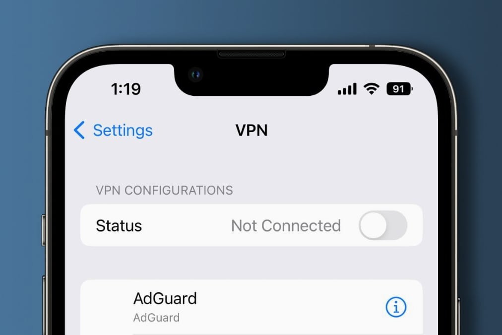 iOS 16 не шифрует весь трафик через VPN, даже в защищенном режиме