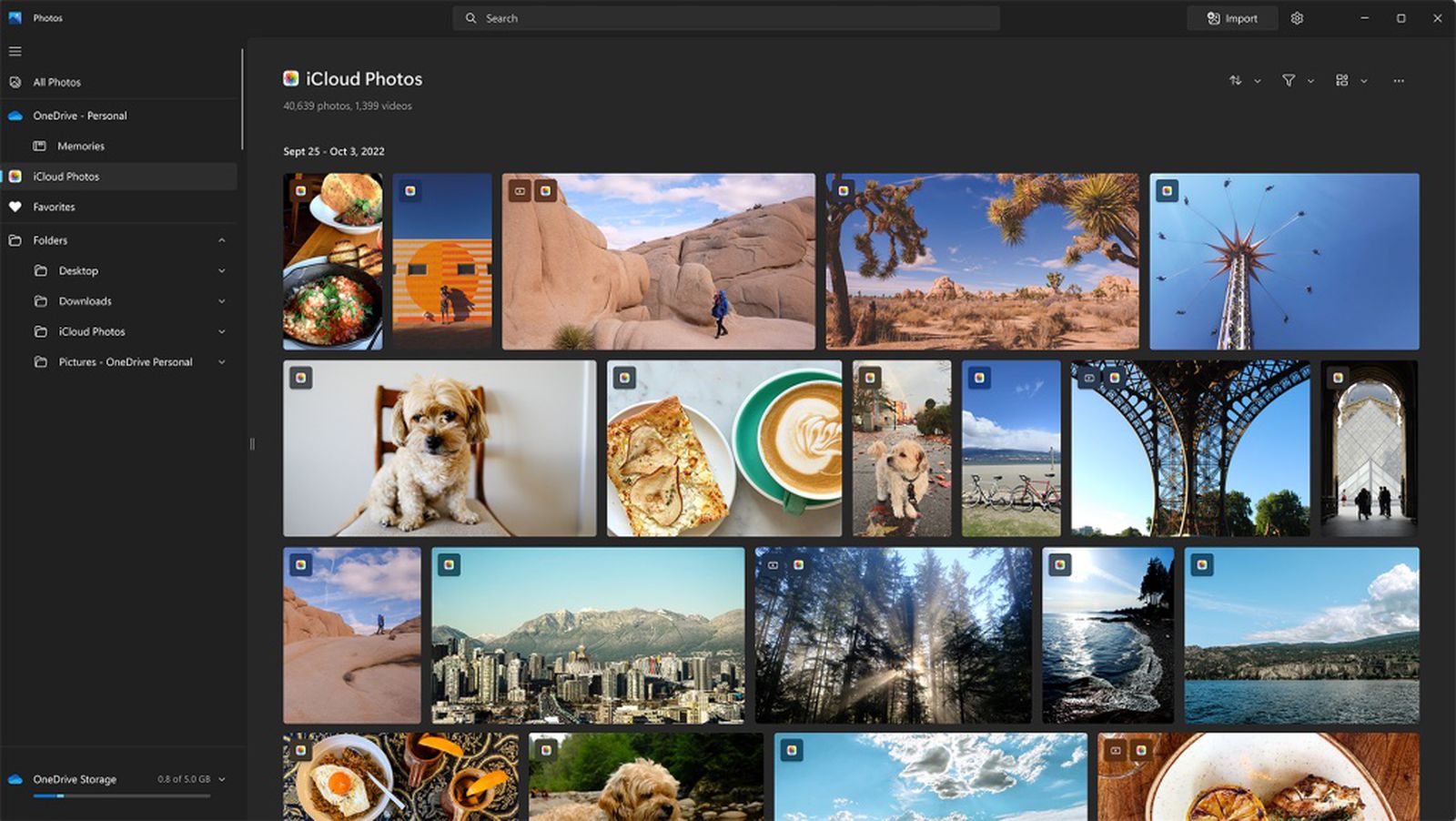 Вышло обновление приложения Фото с интеграцией iCloud для Windows 11