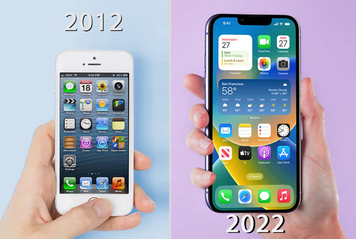 Как изменилась мобильная ОС Apple за 10 лет. Сравнение iOS 6 и iOS 16