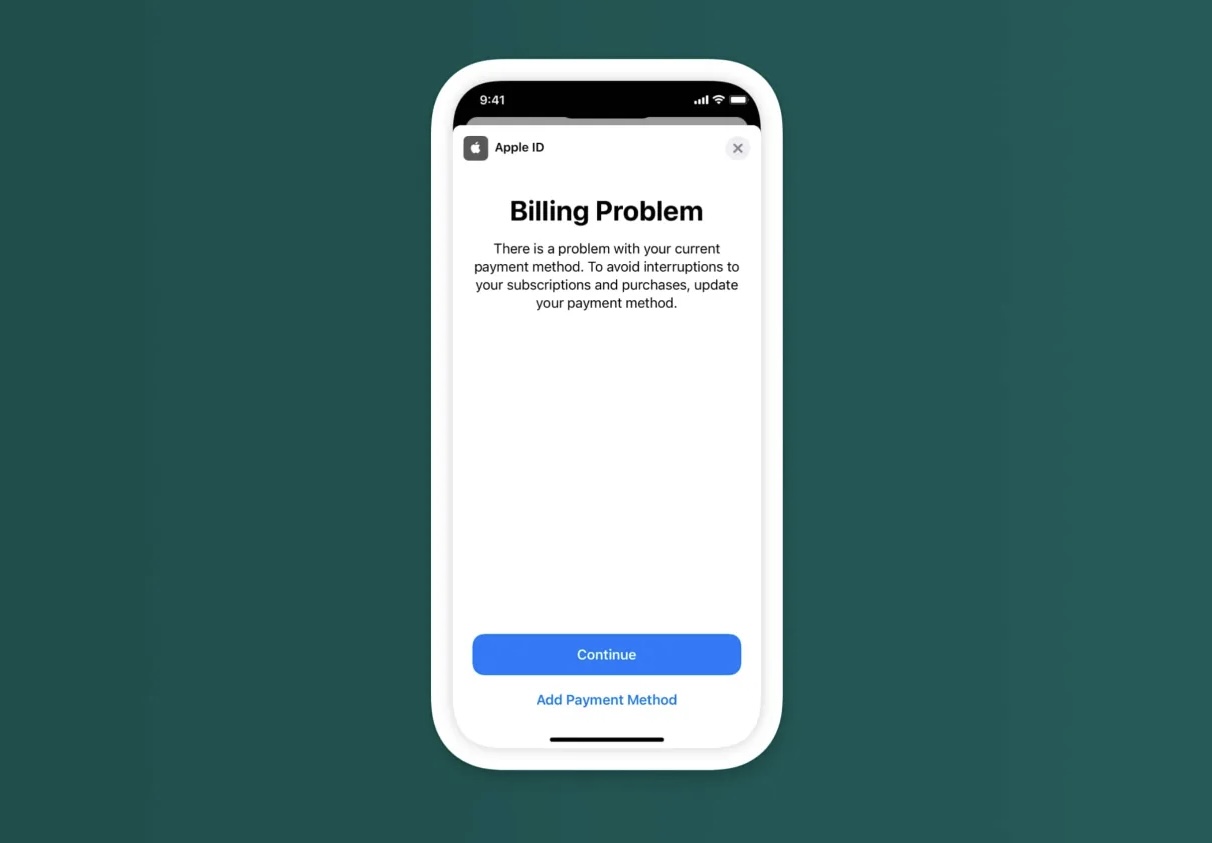 Apple разрешит менять способы оплаты прямо в приложении, если платеж отклонён