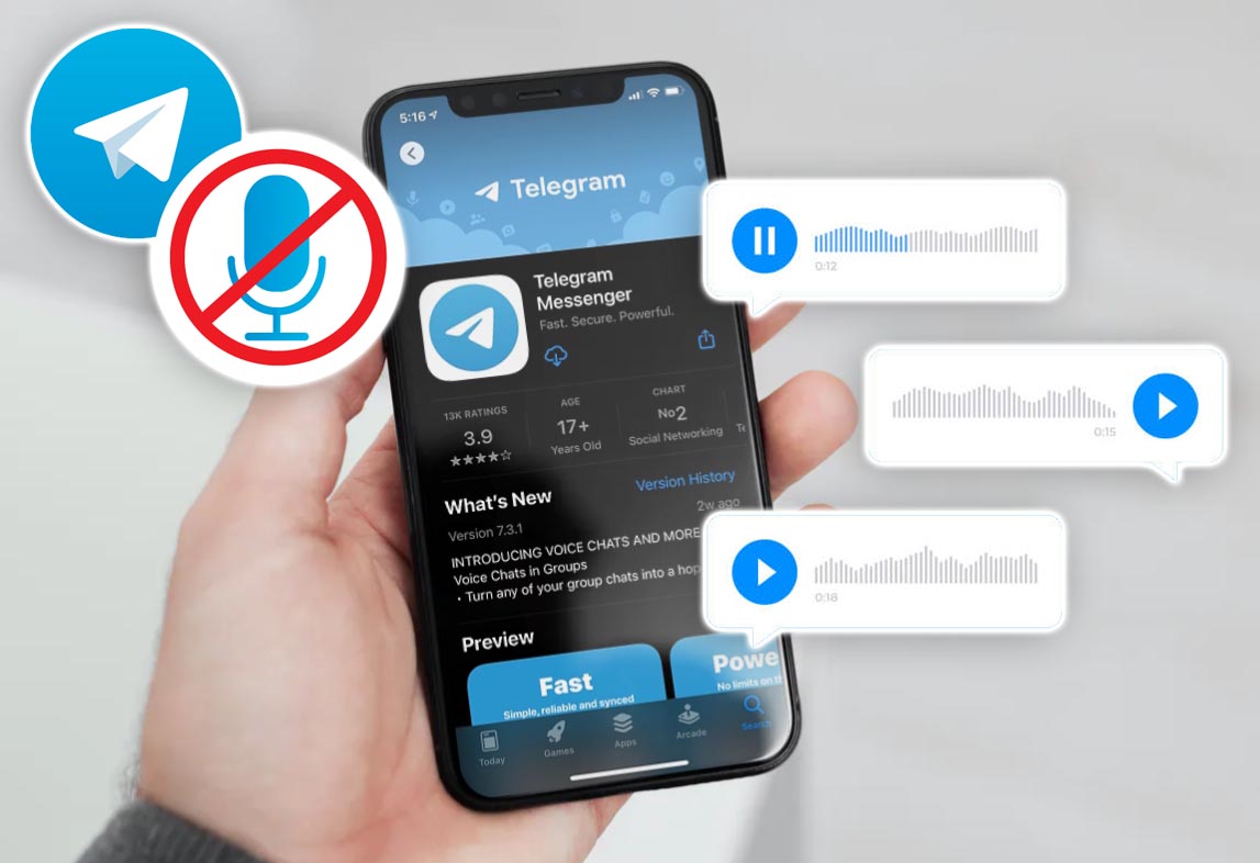 Как превращать в текст аудиосообщения в Telegram без платной подписки