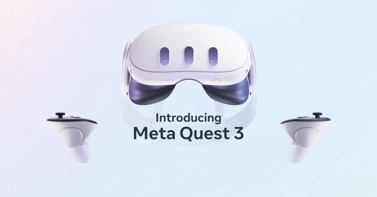 Meta* представила VR-шлем Oculus Quest 3 за $500. Подробности будут в сентябре