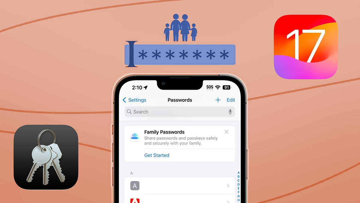 Как в iOS 17 делиться паролями с другими людьми. Больше не придется скидывать их в мессенджер