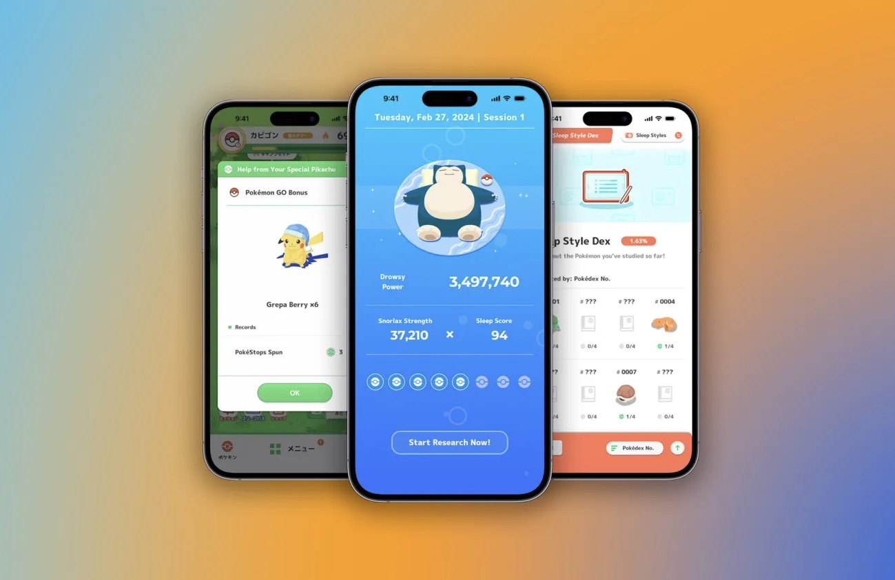 В App Store вышло бесплатное приложение Pokémon Sleep для ловли покемонов во время сна