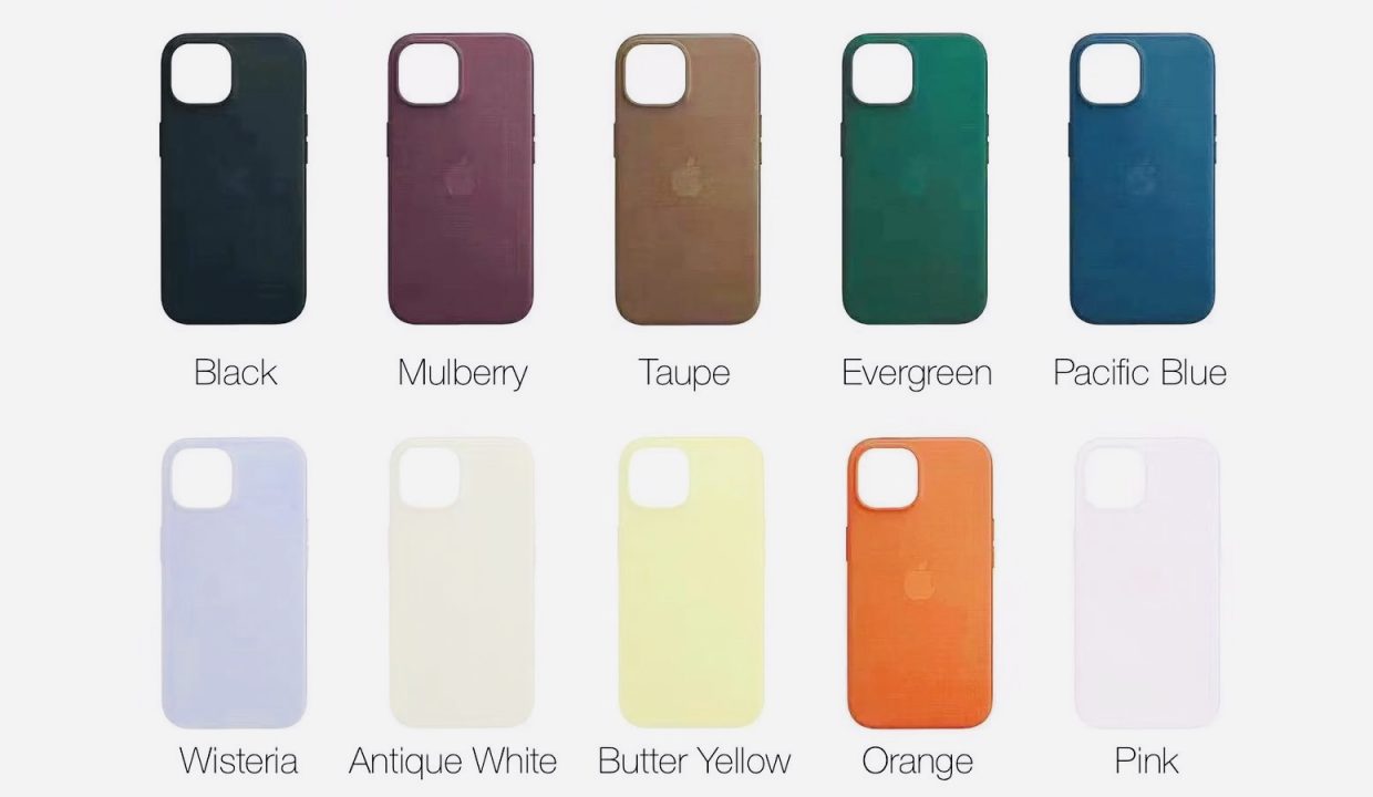 Новые тканевые чехлы от Apple для iPhone 15 будут доступны в 10 цветах