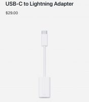 Apple уже выпустила переходник с USB-C на Lightning