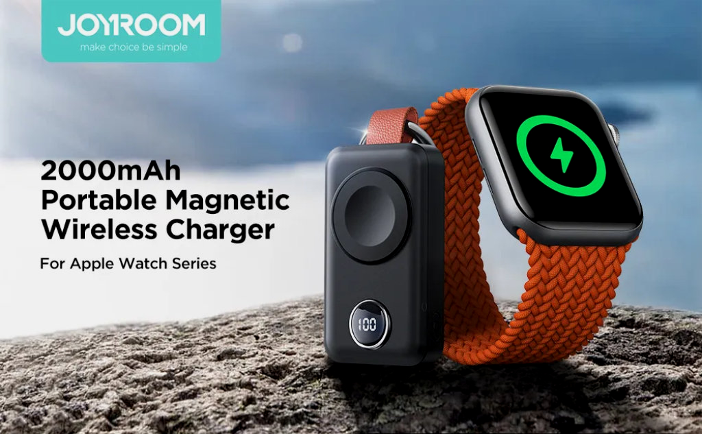 Вещь. Стильный компактный повербанк-брелок Joyroom для зарядки Apple Watch на ходу