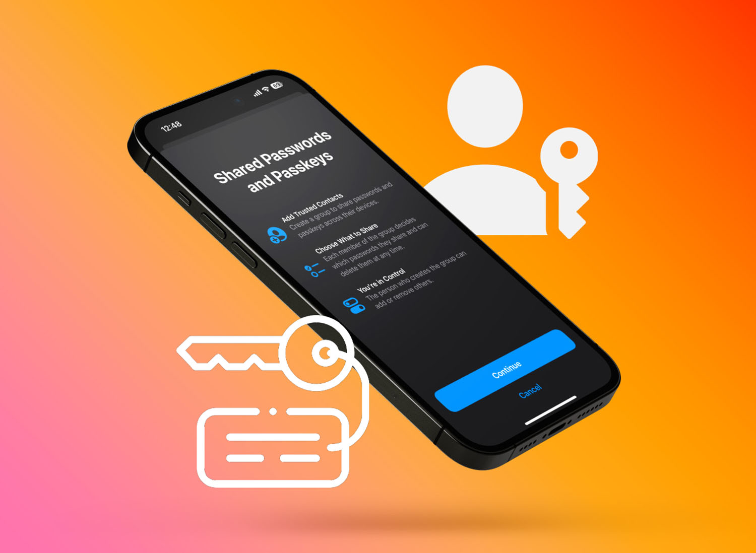 Как на iPhone безопасно делиться паролями с друзьями и родственниками. Новая опция iOS 17