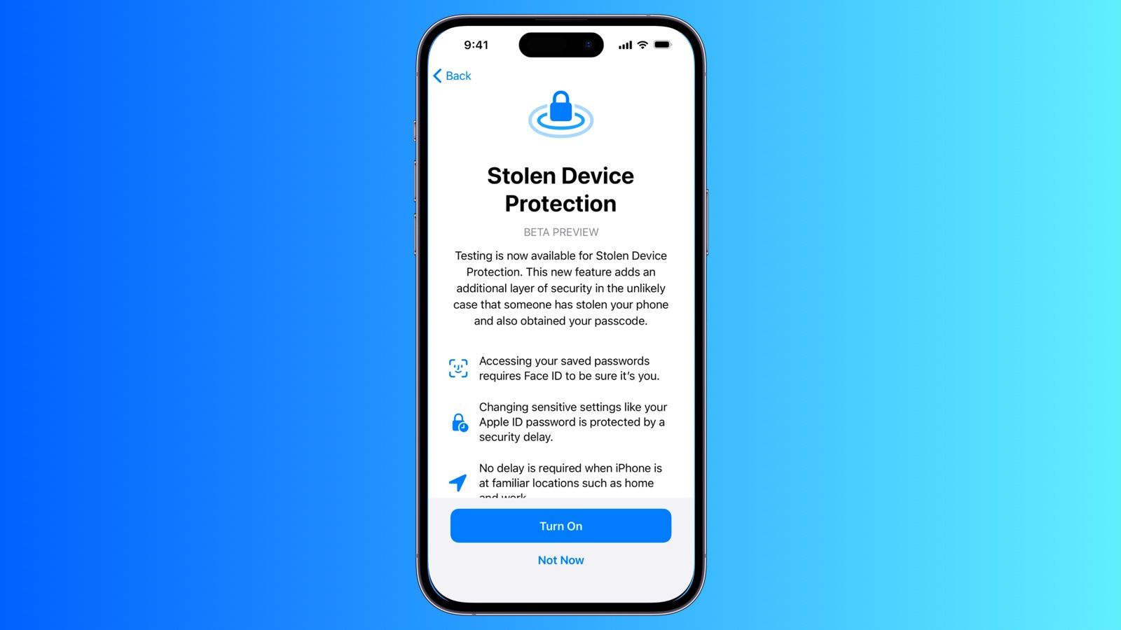iOS 17.3 apresenta recurso de proteção contra roubo do iPhone.  Como funciona