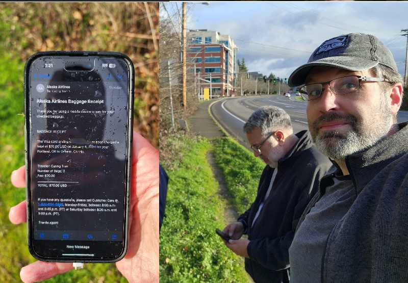 Интернет второй день обсуждает видео с оторванной дверью самолёта в США. Дверь не нашли, но нашли айфон (упал с 5-километровой высоты)