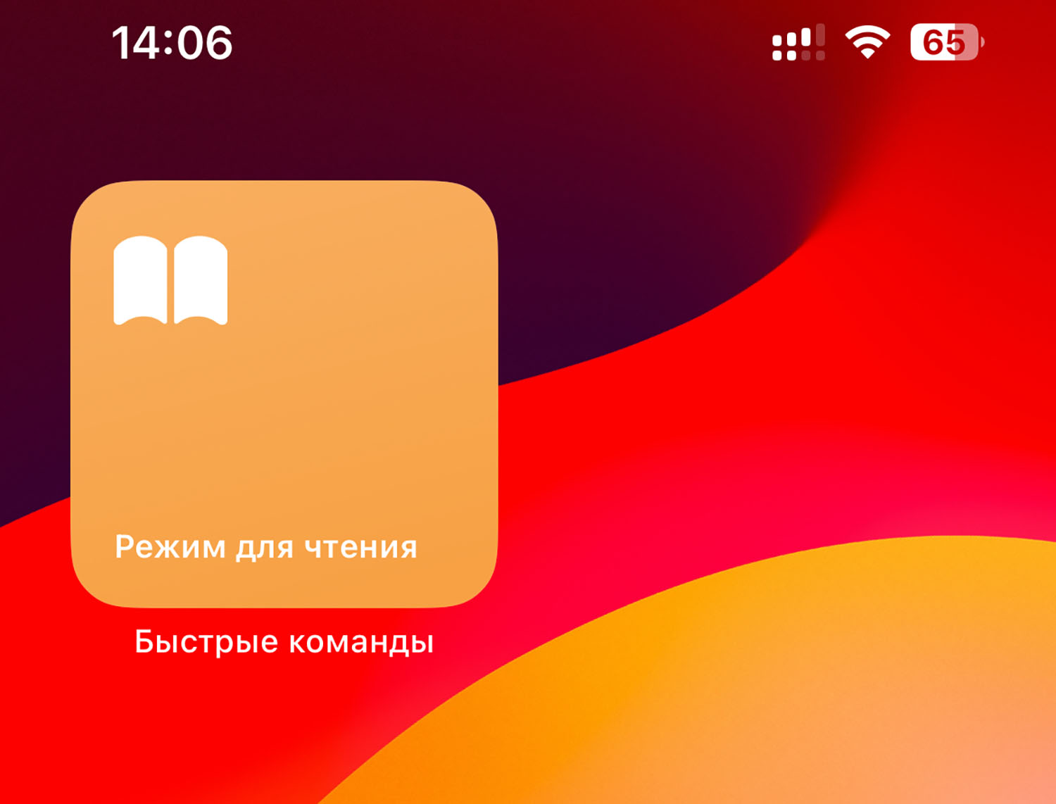 Полезная Команда. Как включить режим чтения на iPhone и iPad