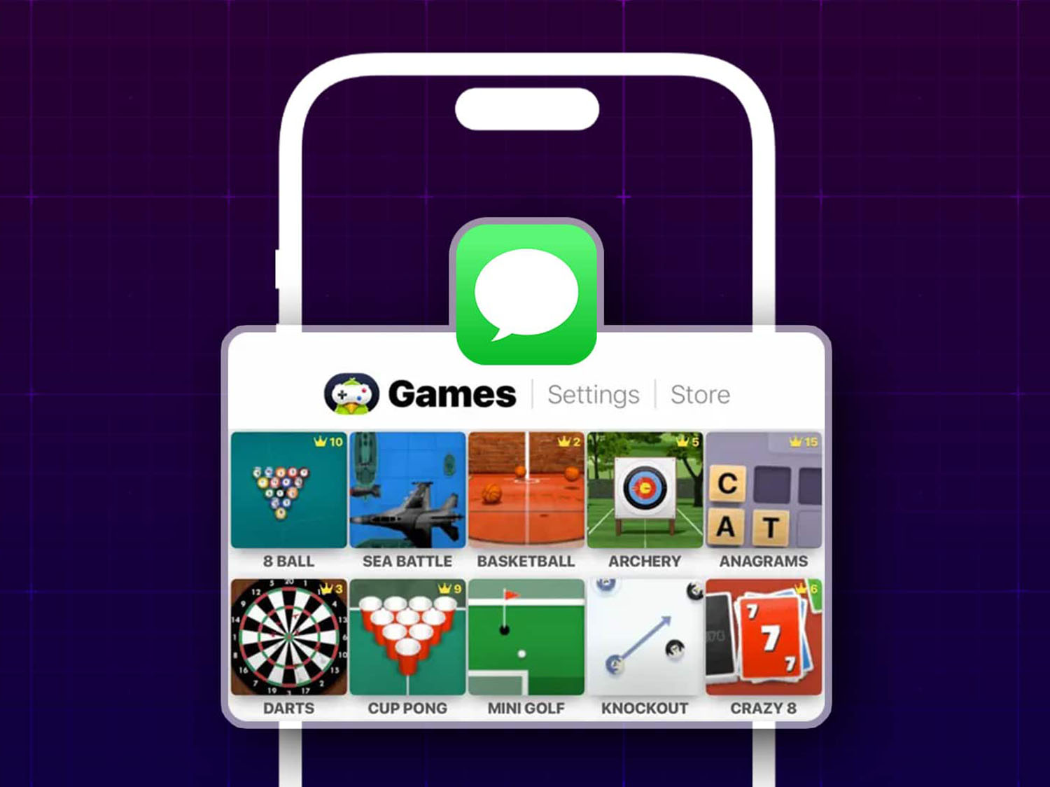 Как в iMessage на iPhone и iPad играть с собеседником. Есть мини-гольф, шахматы, бильярд и другие игры