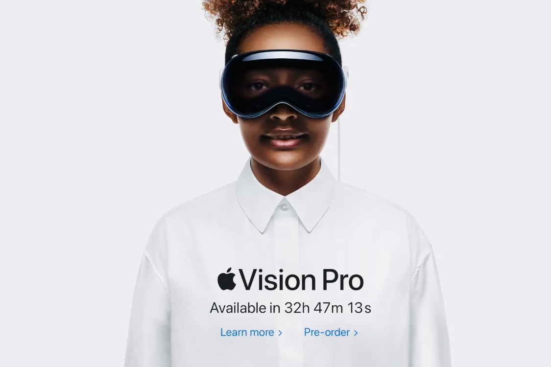 На сайте Apple появился таймер отсчёта времени до старта продаж Vision Pro